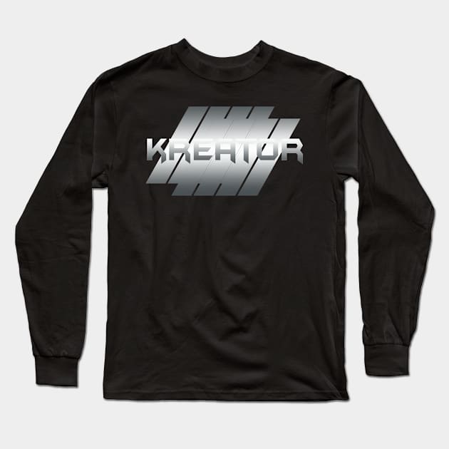 Metallic Illustration kreator Long Sleeve T-Shirt by theStickMan_Official